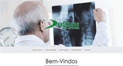 Desktop Screenshot of diagnosebarretos.com.br