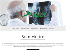 Tablet Screenshot of diagnosebarretos.com.br